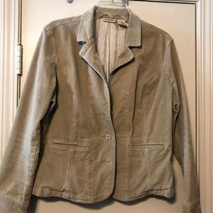 TAN CORDUROY BLAZER
